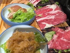 -明洞阿姨·韩式酱蟹烤肉·创意料理(三元桥店)