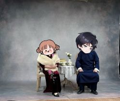 -时光纪亲子全家福照相馆(静安店母女写真父母纪念照)
