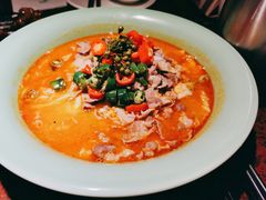 酸汤时蔬肥牛-绿茶餐厅(华联万柳店)