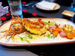 香焗龙虾配自制黑松露酱-上海苏宁宝丽嘉酒店·Cafe Bellagio西餐厅
