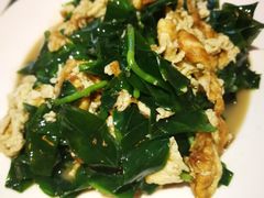 竹叶菜炒蛋-幸福树餐厅