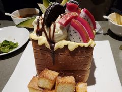 冰淇淋水果厚多士-铜小馆(1891时光道店)