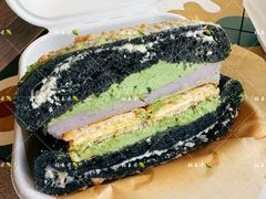 芋泥开心果猛犸包-侘寂甜品(自取店)
