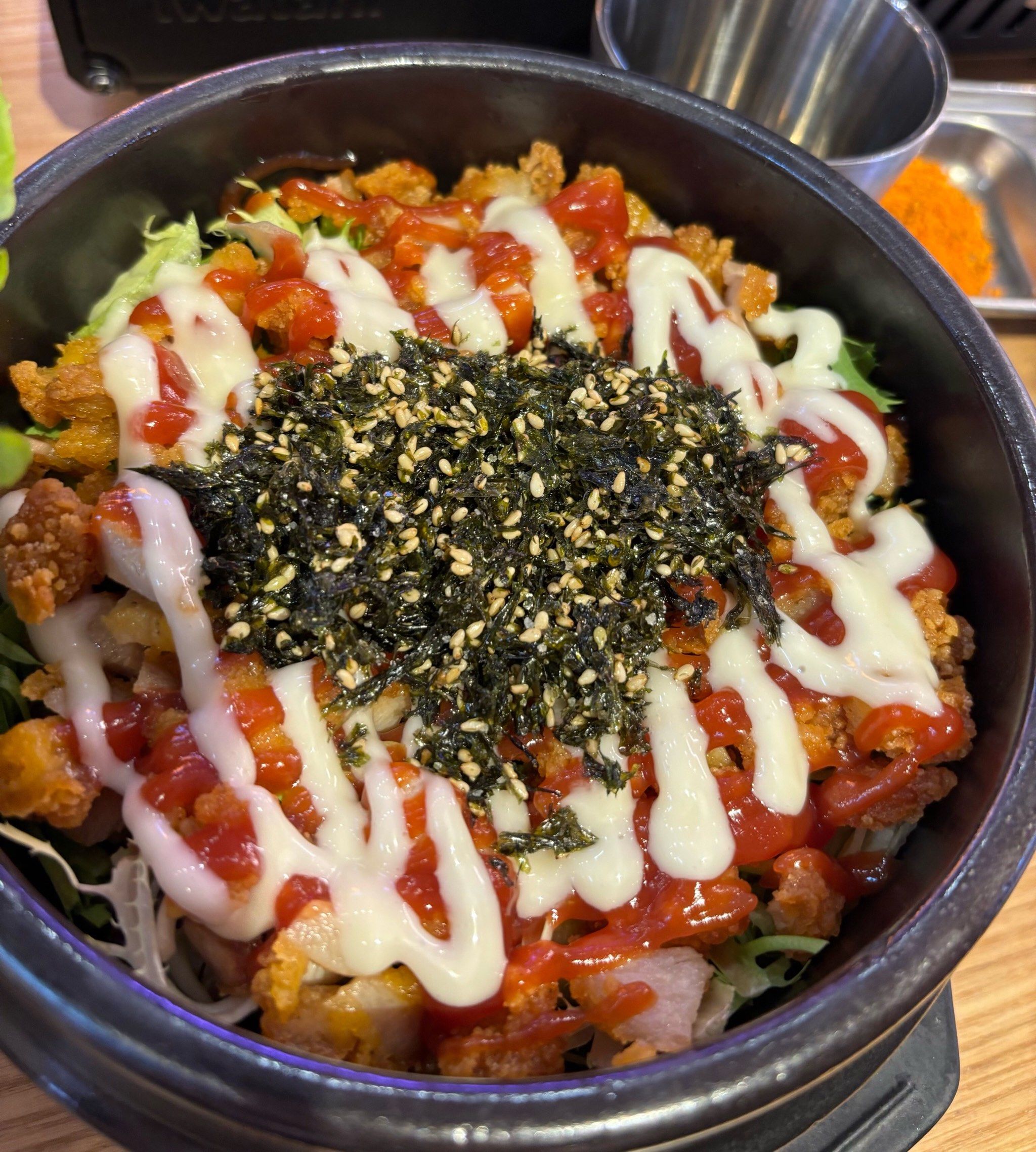 炸鸡拌饭的幸福味