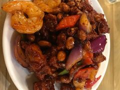 椒香虾仁爆鸡球-陈傻子餐厅(世纪都会店)