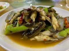 青椒炒蛏子-板桥海鲜广场(文明东店)