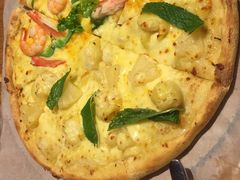 爆果肉榴莲虾蟹披萨-乐凯撒披萨(中心书城店)