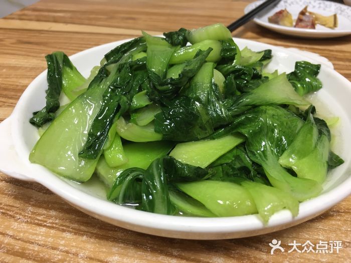 西塘玉樓春飯店-素炒青菜圖片-西塘美食-大眾點評網