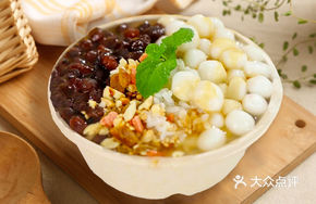 Red Bean Tapioca Bubble Ice Jelly