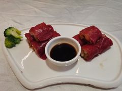 网烧鲜虾芝士红米肠-点红点绿茗点居(客村店)