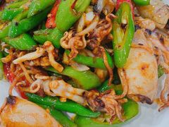 青椒鱿鱼-鹏城人家海鲜酒家·23年老字号(较场尾店)
