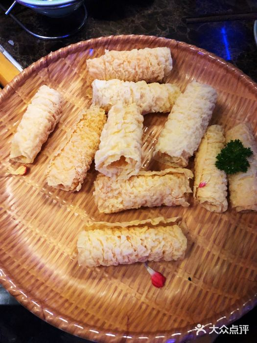 k泰星空帐篷餐厅61港式花胶鸡火锅(百子湾店)炸响铃半份图片