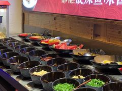 自助调料区-吴氏老牌坊云南鱼豆花火锅店(通江街店)