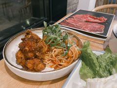 胡同炸鸡意面-自如ZSPACE四合院艺术餐厅