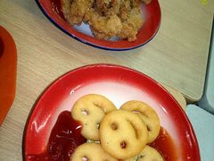 薯饼+盐酥鸡-做了不起的80后