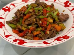 小炒黄牛肉-野渡坡·极致湘菜·庭院餐厅(汉阳店)