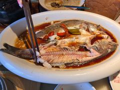 葱椒鲈鱼-绿茶餐厅(成都大悦城店)