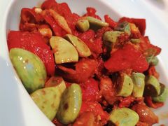 腊八蒜炒肥肠-那家·油麻菜馆(先农大院店)