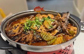 Soy-Style Chicken Feet Topped Grilled Fish