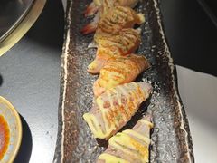 火炙三文鱼寿司拼盘-德兵衛·精致料理·烧鸟(宝杨宝龙广场店)