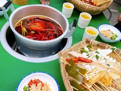 纯牛油红汤锅底-巷子里头麻辣烫火锅串串(温江店)