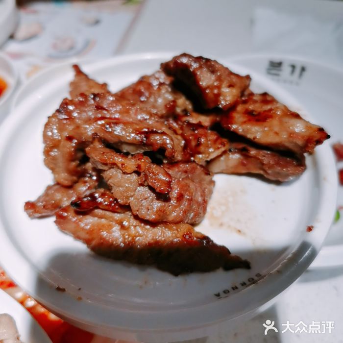 本家韩国烤肉(青岛万象城店)调味牛排图片