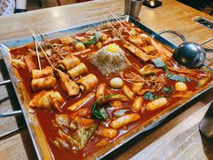 鱼饼火山炒年糕-包装马车·韩国料理·포장마차