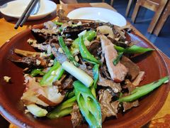 干笋子炒腊肉-禧福徕盆盆香川菜馆(北京市朝阳区)