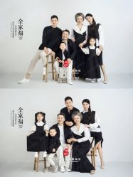 -时光纪亲子全家福照相馆(静安店母女写真父母纪念照)