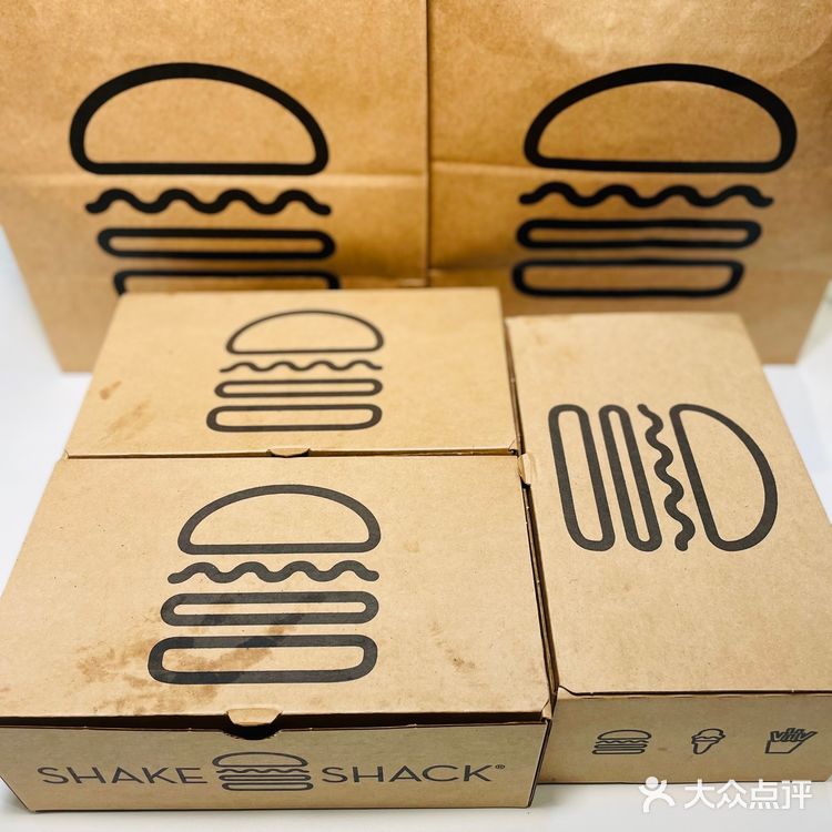 今日份团购外卖·shake shack汉堡自由🍔