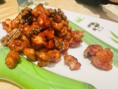 酱爆核桃鸡丁-大眼锅贴水饺(河东店)