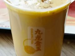 焦糖芝士厚蛋糕风味奶茶-肯德基(电力路店)