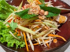 泰式酸辣汁配青木瓜丝-CHINCHIN 青青·泰国料理(万象食家店)