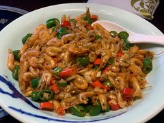 青椒炒河虾-巴陵全鱼席(湖南老字号汴河街店 )