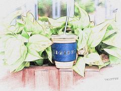 燕麦奶拿铁-73coffee(创智天地店)