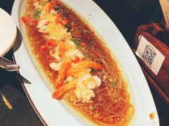 金银蒜蒸凤尾虾-绿茶餐厅(朝阳大悦城店)