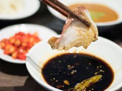 红斑鱼片-不老仙金汤虾丸火锅