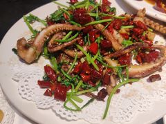 干煸鱿鱼爪-晚归月亮湾私家菜(临邑路店)