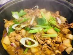 黄焖三黄鸡煲-蜀八婆鲍鱼鸡虾煲虾(东方广场店)