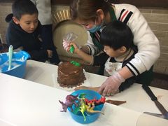 -咖咖熊蛋糕定制·蓝风车动物奶油
