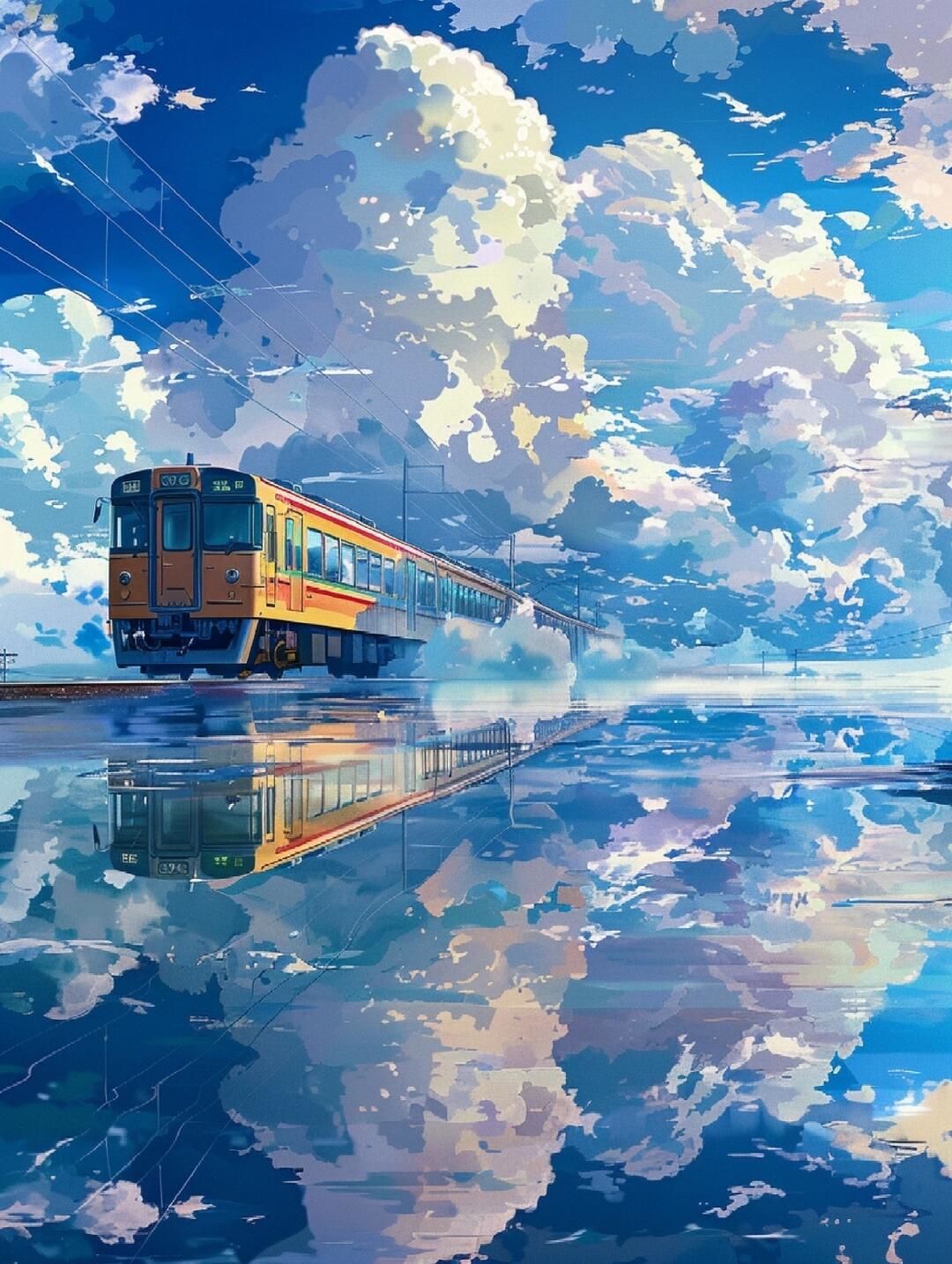 治愈插画·火车