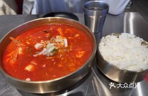Seafood Tofu Soup Rice