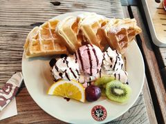 水果冰淇淋松饼-漫咖啡MAANCOFFEE(清江路店)