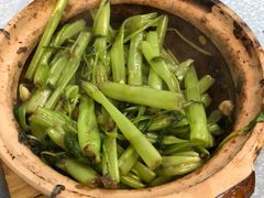 虾酱啫通菜-天宝食坊·啫啫煲大排档(西华路店)