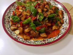 爆炒野生狗鱼块-煲来饱去冷水鱼