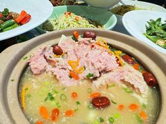 -海派美食·家宴海鲜青岛菜·石锅鲽鱼头(东方城店)