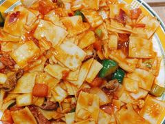 炒面片-西部马华清真兰州牛肉面·烧烤夜市(广渠门店)