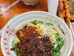 油泼面-手擀菠菜面(西康路店)