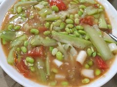 青豆烧丝瓜-灯盏窝饭店(新都分店)