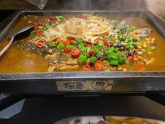 酱香烤鱼-探鱼·鲜青椒爽麻烤鱼(广州花都来又来店)